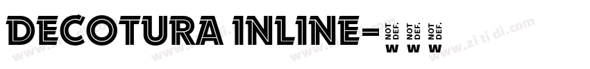 DECOTURA INLINE字体转换
